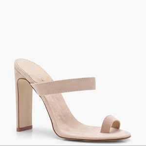 Harriet Toe Post Mule Heels